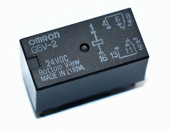 Omron G5V-2 24V DC PCB Mount Signal Relay DPDT OM0349A #