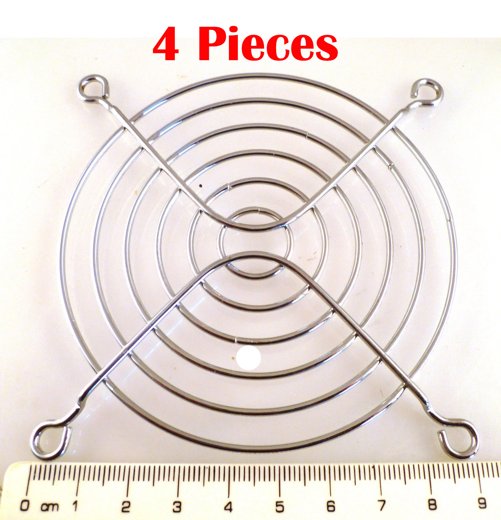 Fan Finger Guard 92mm Chrome Computer Use etc. 4 Pieces OL0369 | Rich ...
