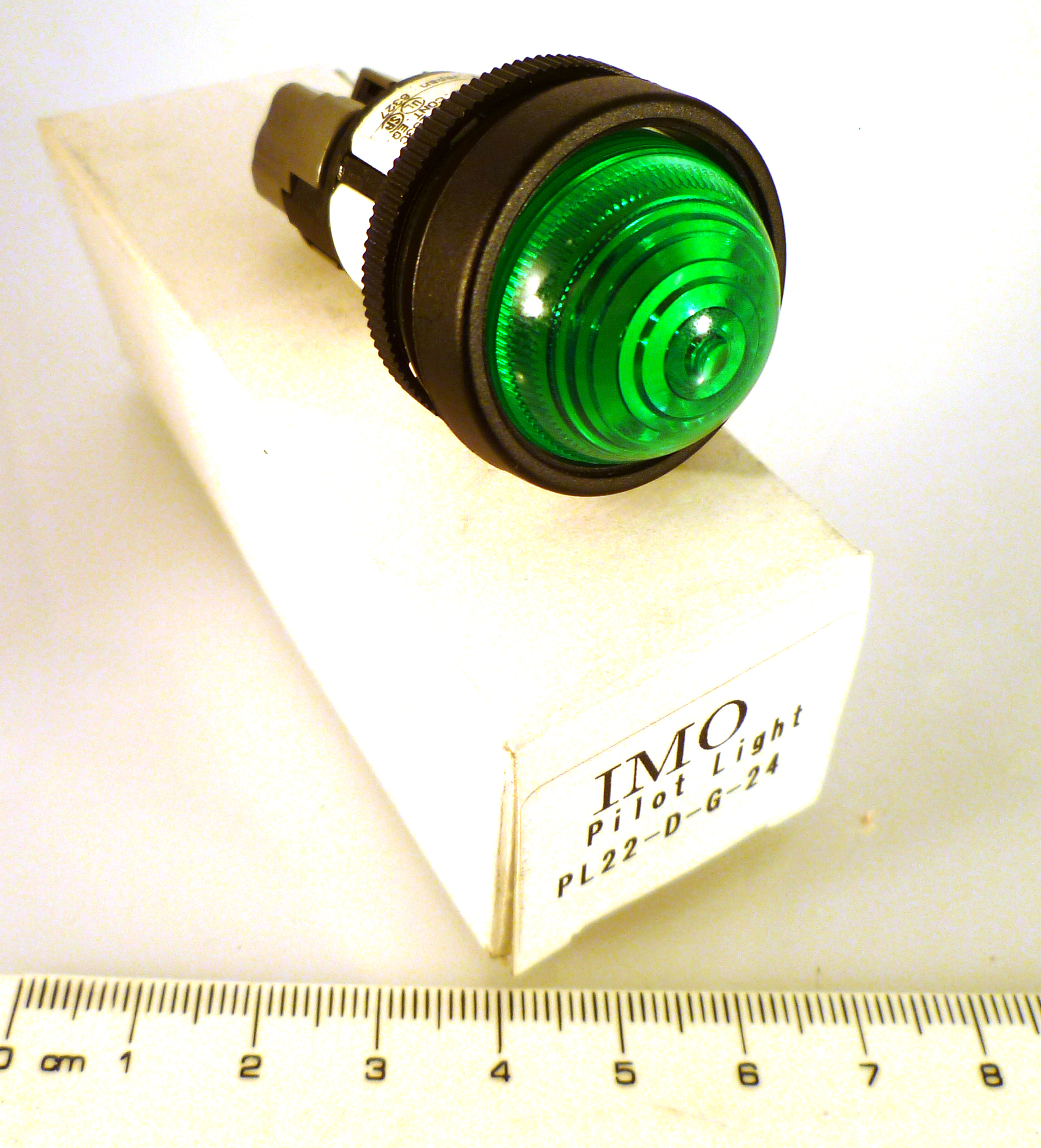 IMO PL22-D-G-24 Green Pilot Light 6-30V 1W (22mm) MBC009c