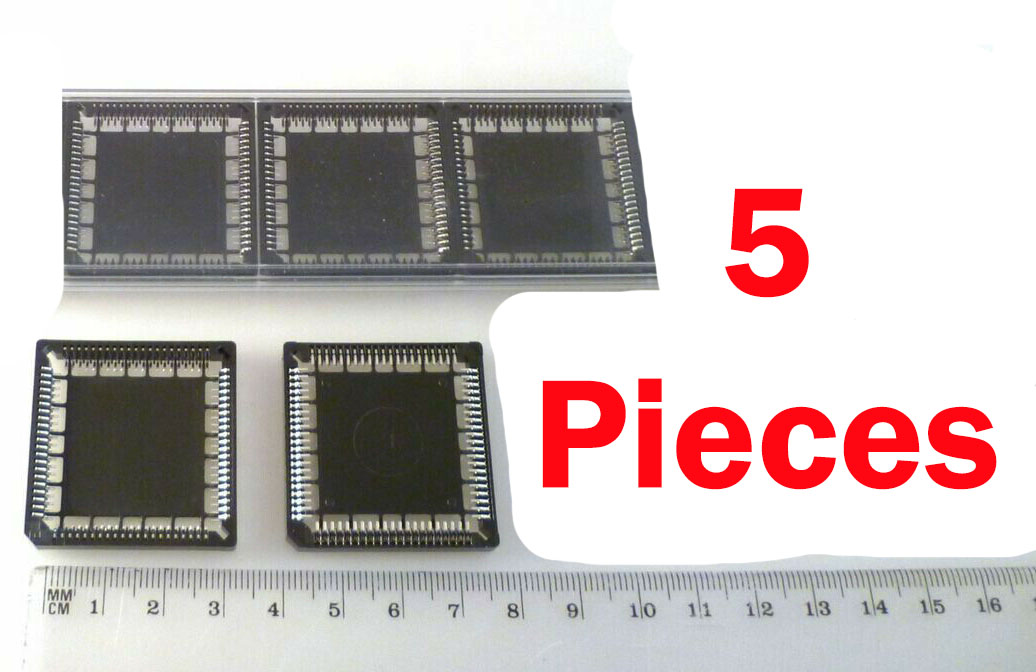 PLCC 84 Surface Mount Socket for 84 Contact IC's 5 Pieces OM1008