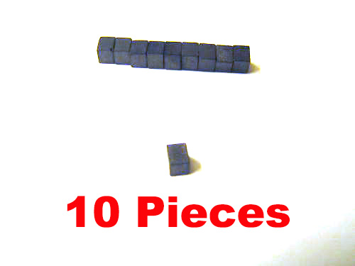 Magnet Mini 4x4x3.5mm for Reed Switch Use Etc 10 Pieces OM0874