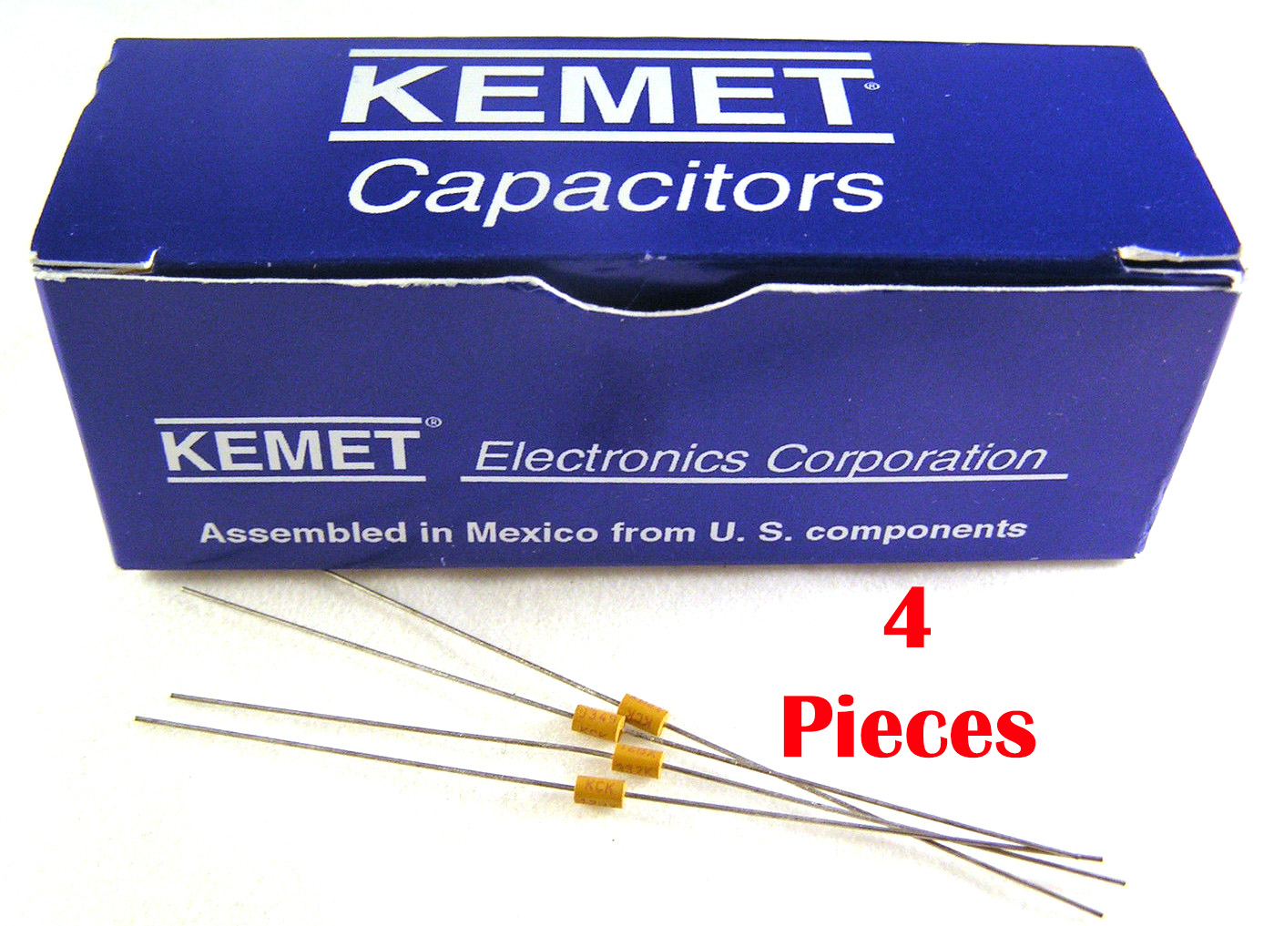Kemet C114K391K1X5CA MLCC Capacitors Axial 100V 390pF 4 Pieces OLA3-06