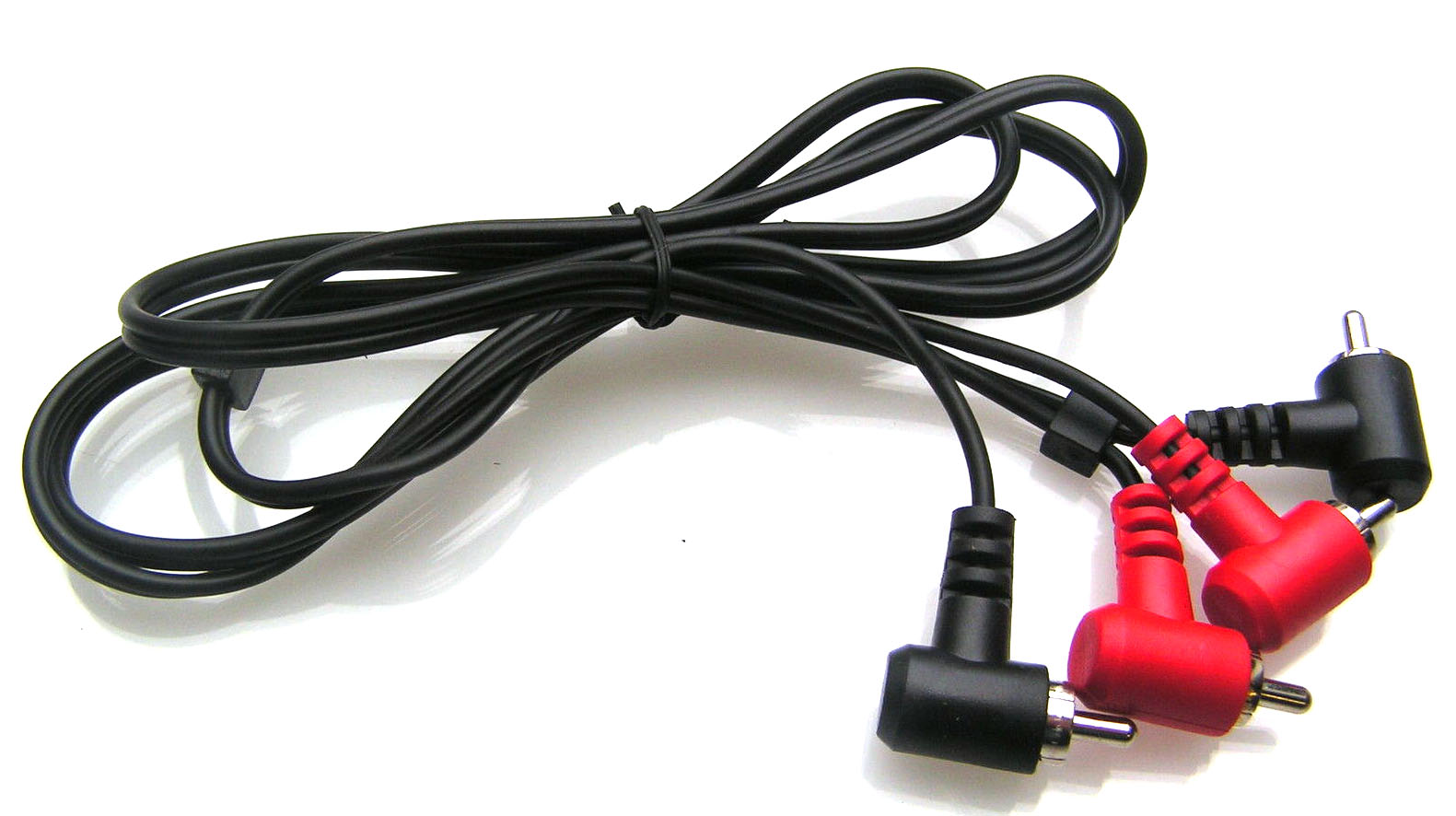 RCA/Phono 2 x R/Angled Plugs to 2 x R/A Plugs Lead 1.2M OM1152 Rich