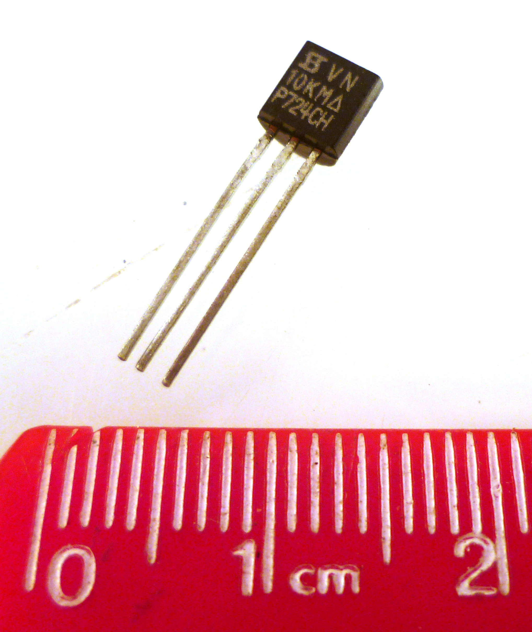 Siliconix VN10KM N Channel Enhancement Mode Transistor TO92 OMB216A