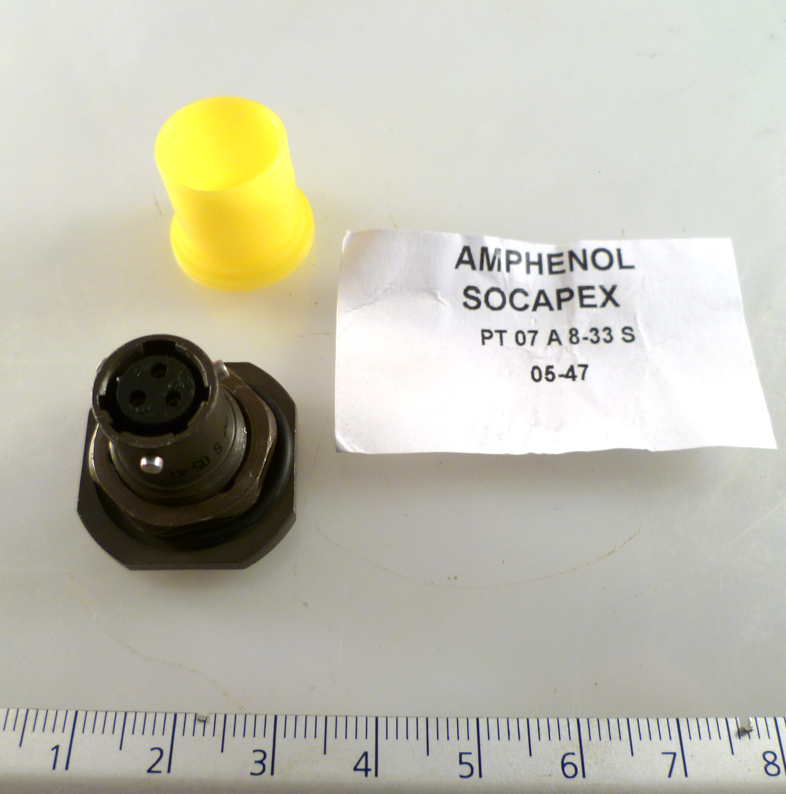 Amphenol Socapex PT07A833S Socket PT Series 3 Solder Pin MBG011J