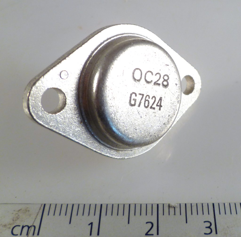 OC28 TO3 Germanium NPN Low Power Transistor Vintage 70's OMA064D Rich