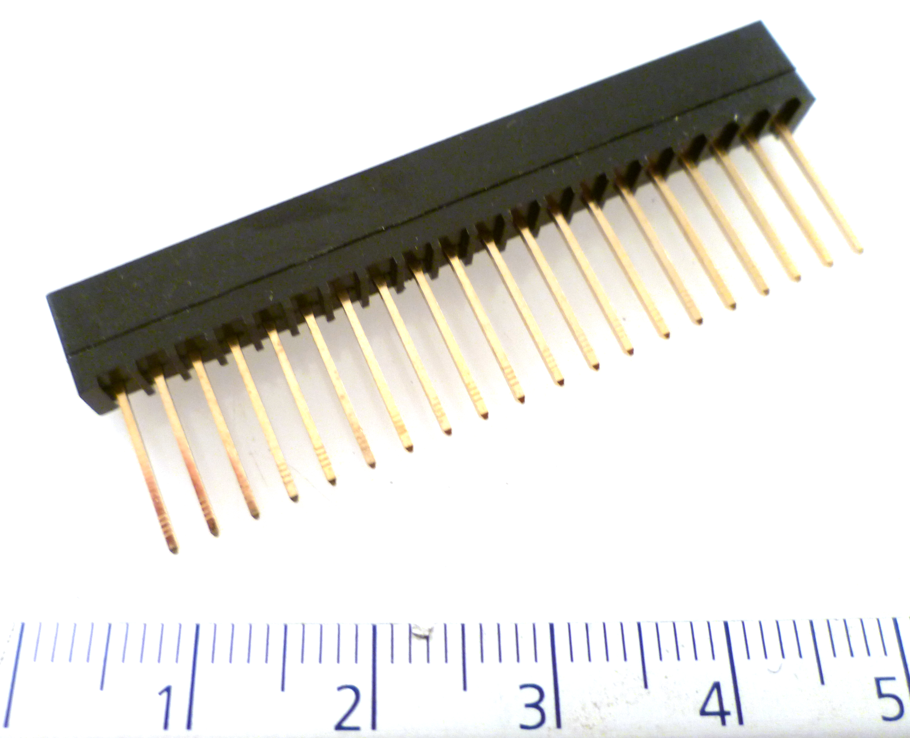 SAE CSA 230020BCST SIL 20 Pin Wire Wrap Socket 0.1 inch 2.56mm Pitch