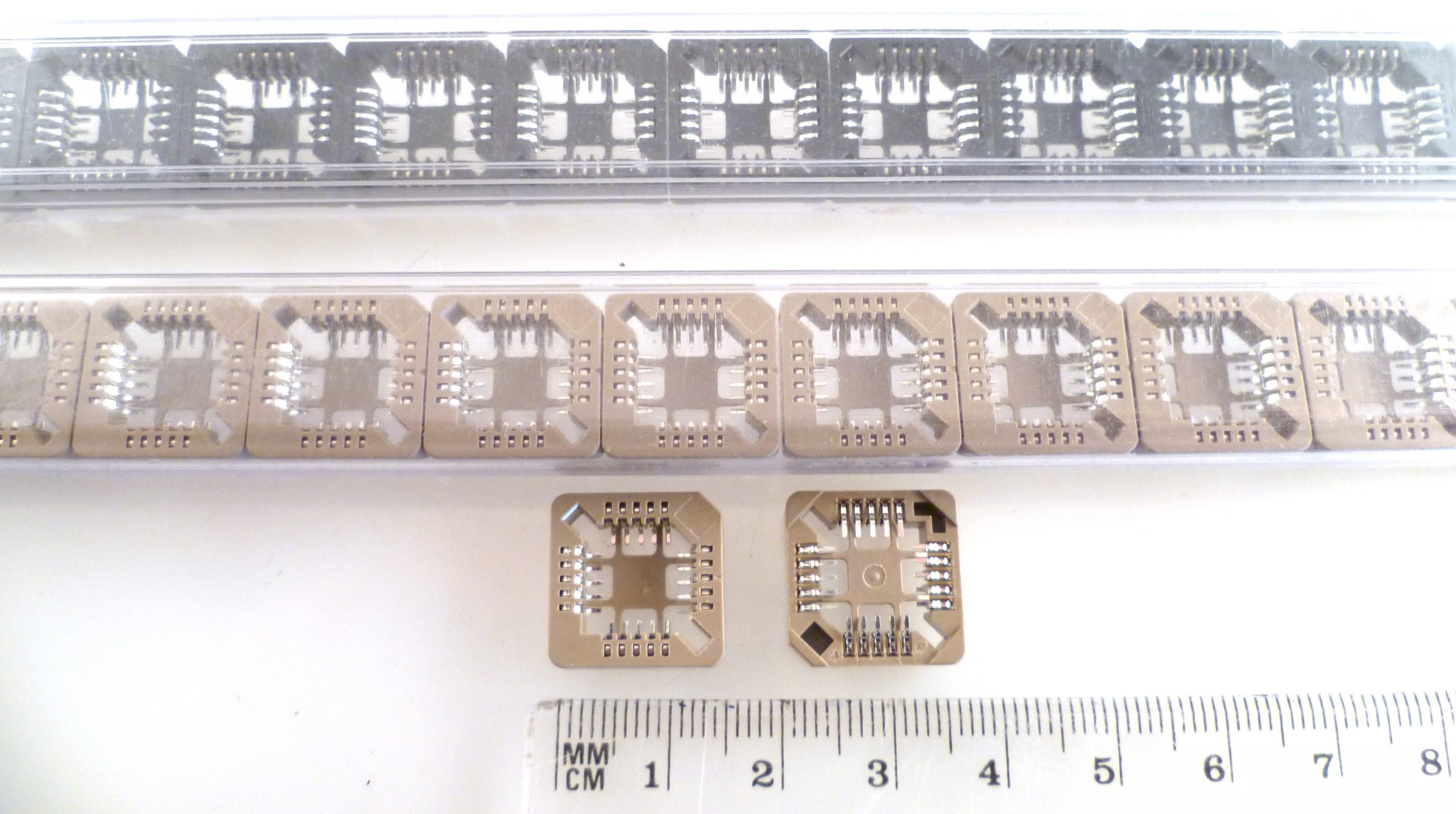 PLCC 20 Surface Mount IC Socket for 20 Contact IC's 10 Pieces OM1005A