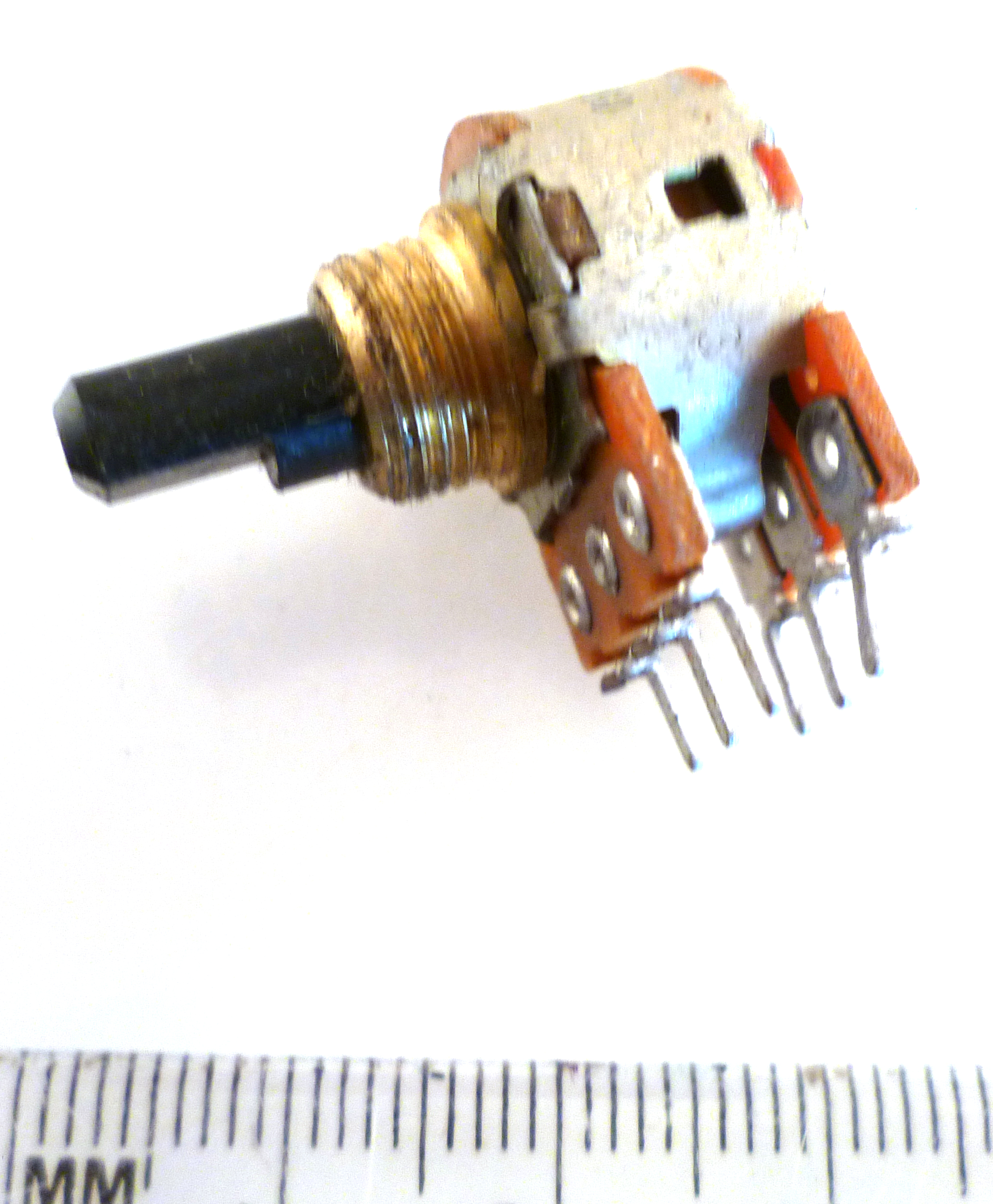 Alps 10KCX2 Potentiometer 10K Ohm D shaped 6mm Shaft OM0813B Rich