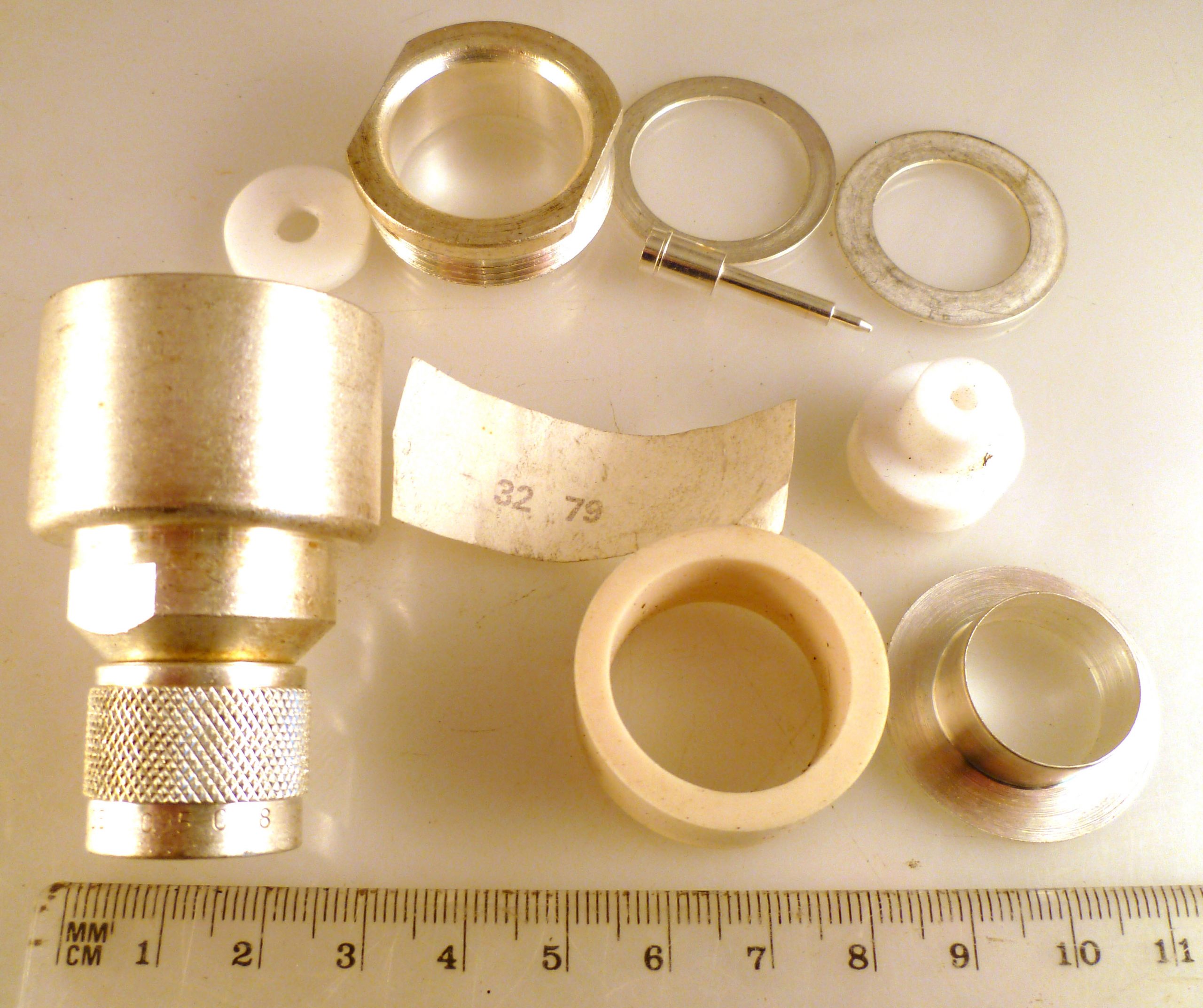 Greenpar GE 15035 C/18 N type Plug Silver Plated 23mm Cable Entry ...