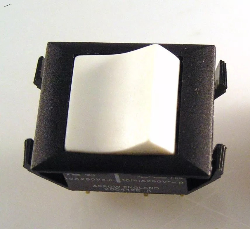 Arrow England 200412EA Switch White Rocker 10A 250VAC DPDT OnOffOn ...