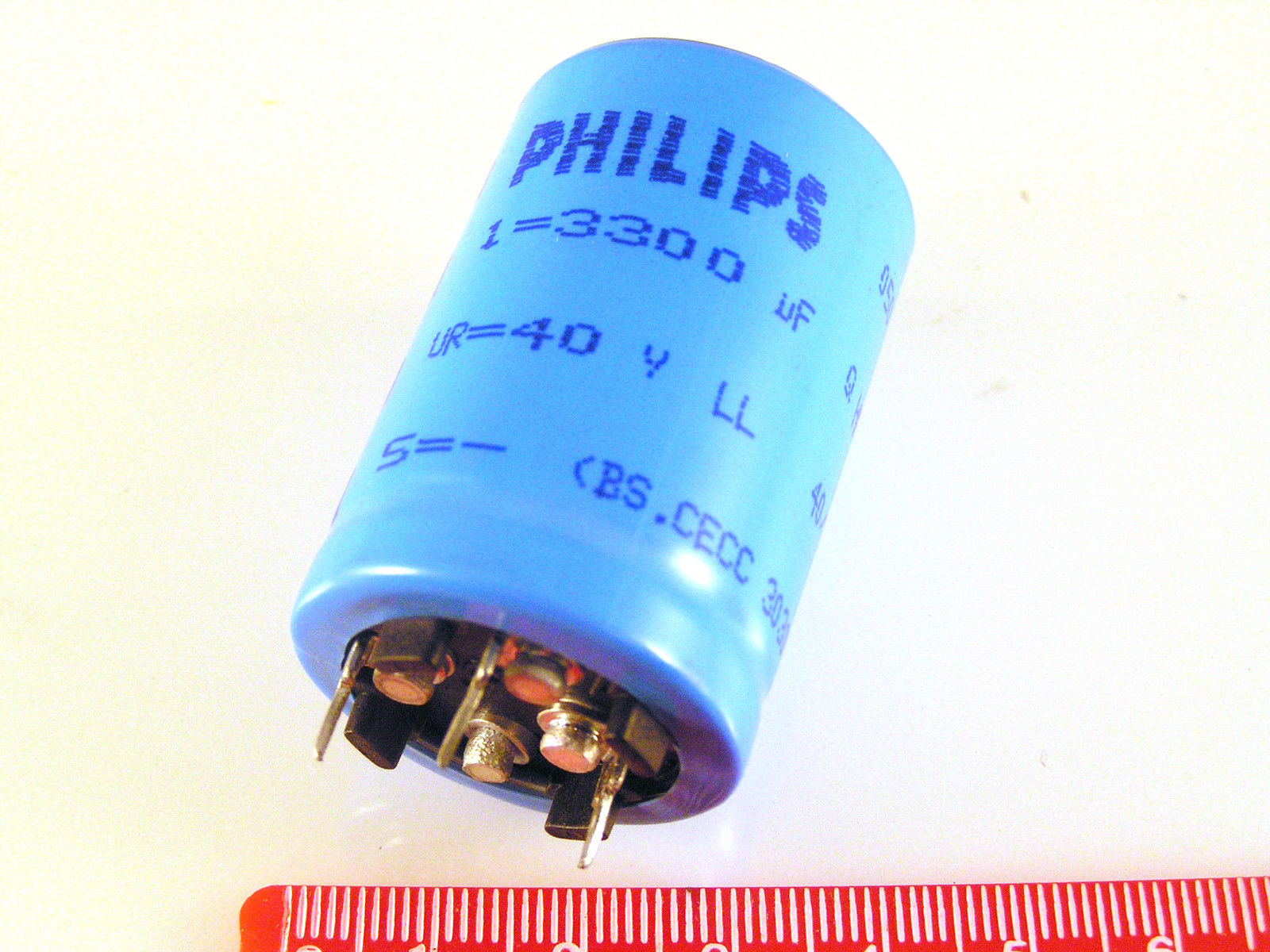 Philips 2222 050 57332 40V 3300uf -40+85'C Electrolytic Capacitor OL0462
