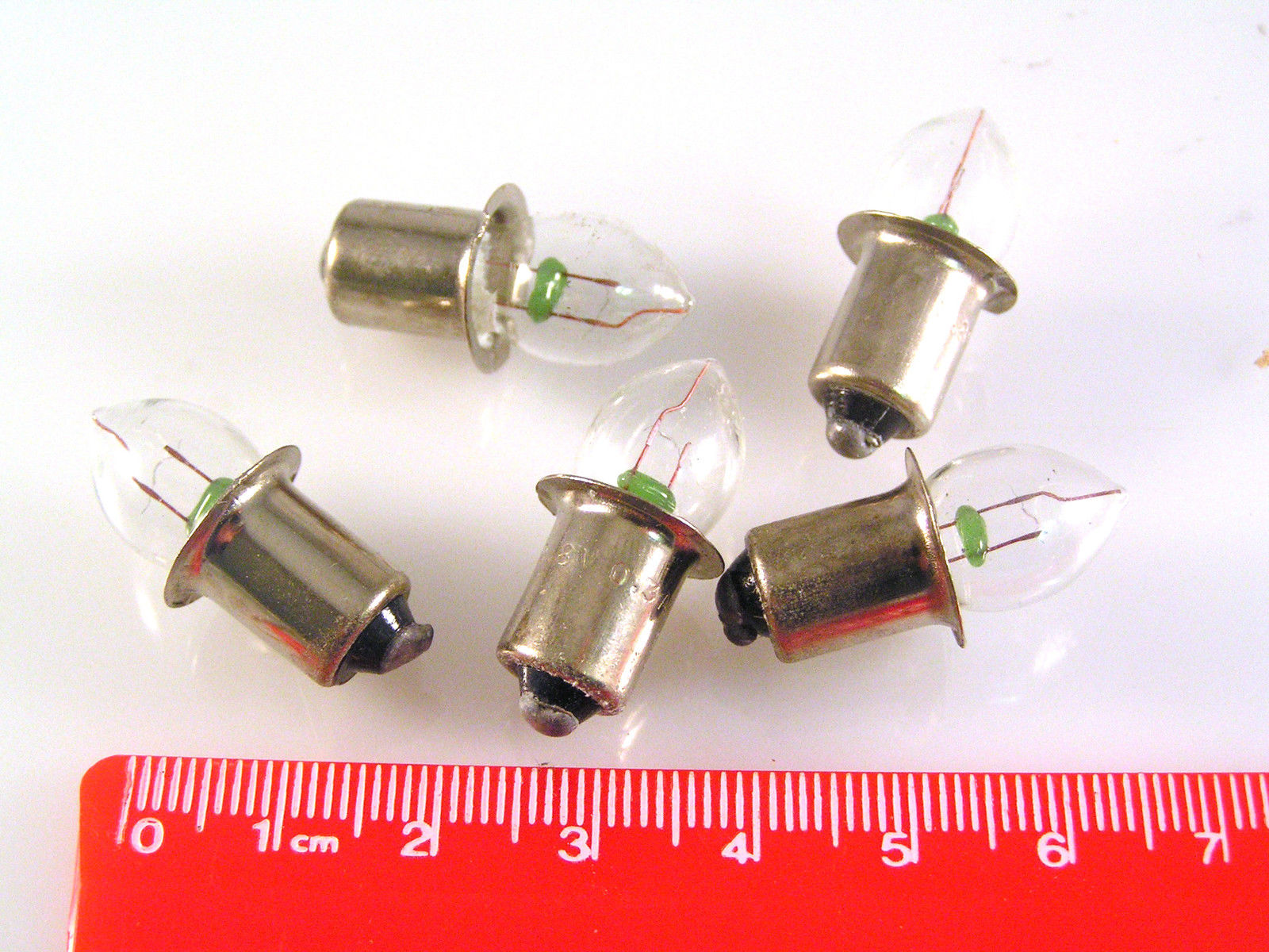 Torch Panel Bulb 3.8V 0.3A Flange Base BA9S P13.5S B-11mm Clear 5 ...