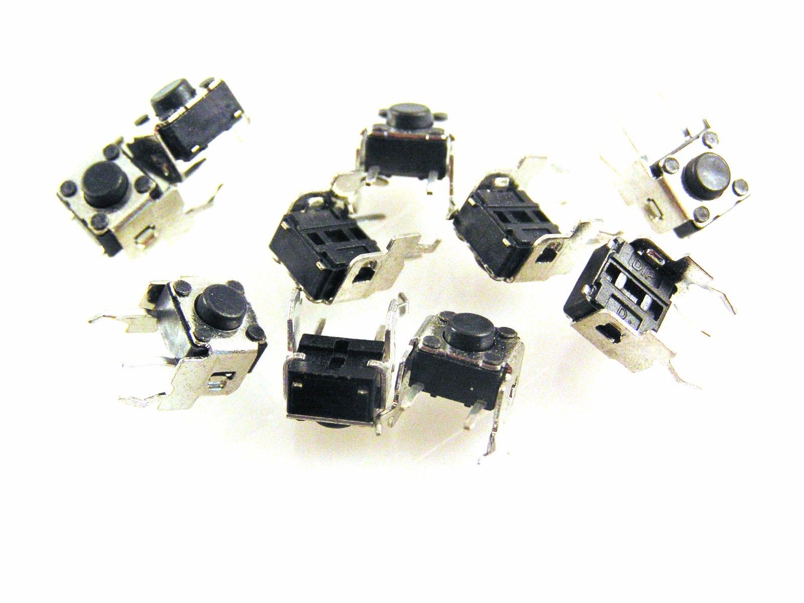 Diptronics DTSA-6 Tactile Switch R/Angle Mount SPNO 10 Pieces OM0779A ...