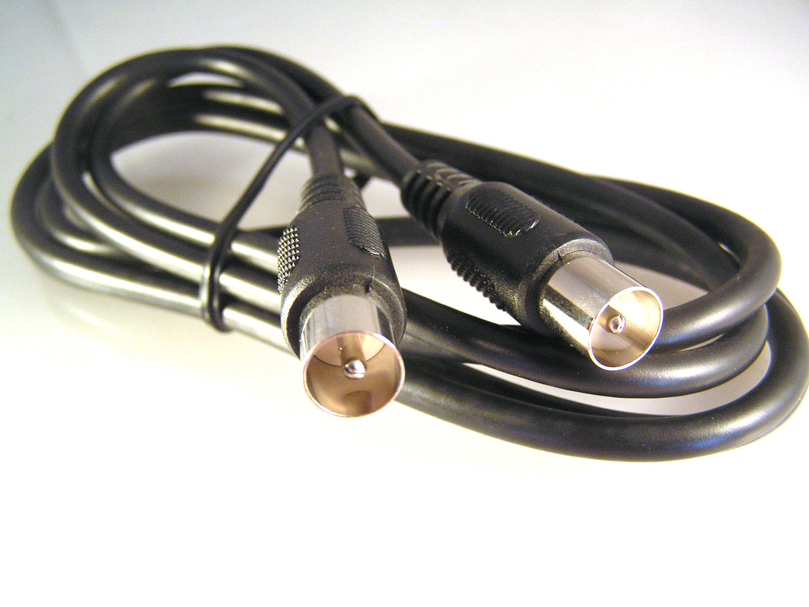 TV Aerial 1.5 Metre Cable 75 Ohm Coax Plug to Plug Lead OM0848 Rich