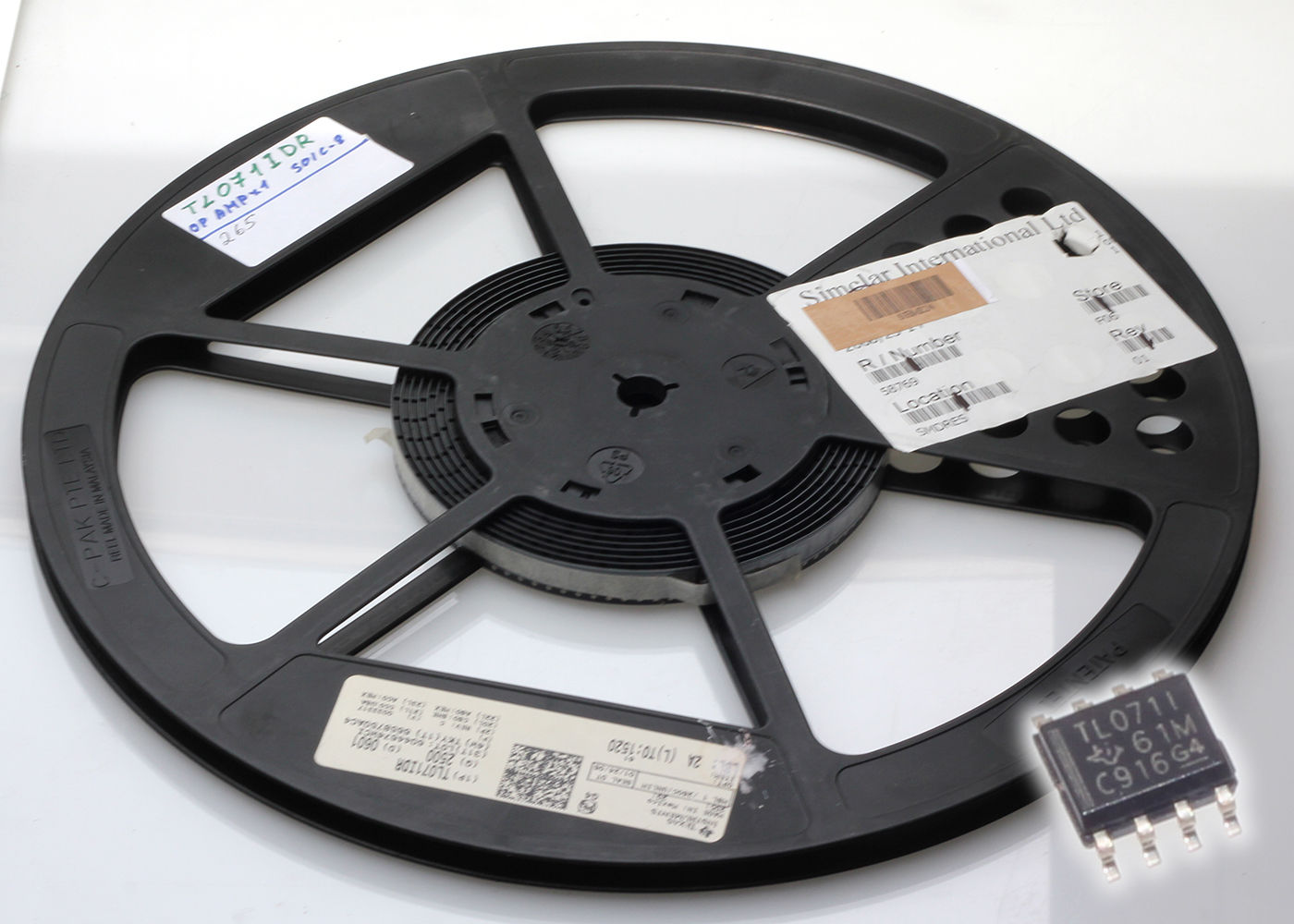Texas TL071IDR LowNoise JFETInput Op Amp SMD SOIC 5 Pieces OM0189