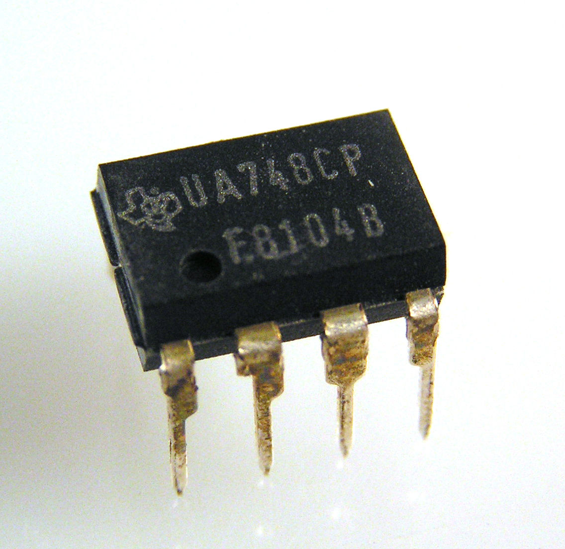 Texas UA748CP (LM748) General Purpose Op Amp 8 Pin DIL Vintage '81 18 ...