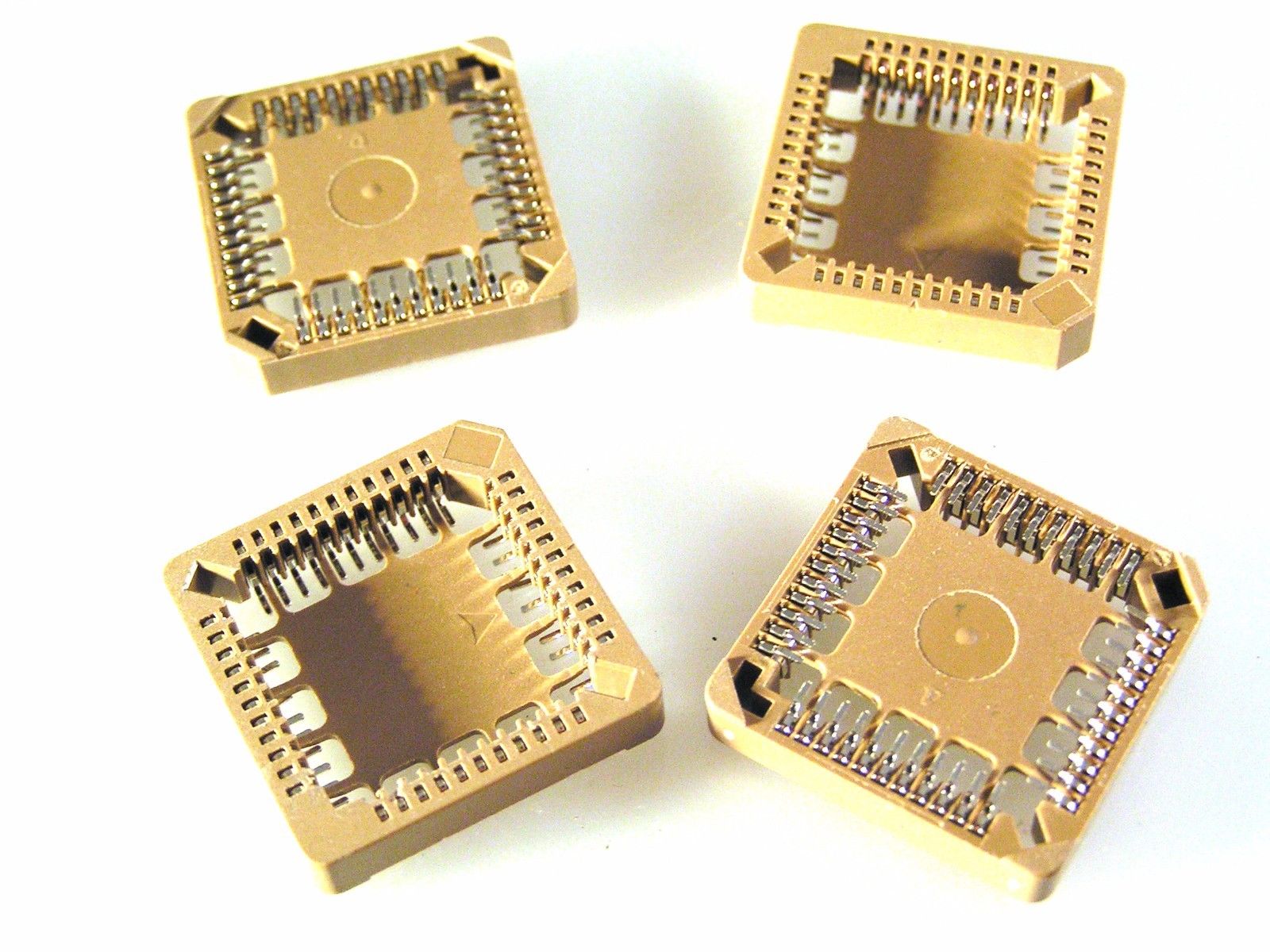 PLCC 44 Surface Mount IC Socket for Flat pack 44 pin IC's 4 pieces