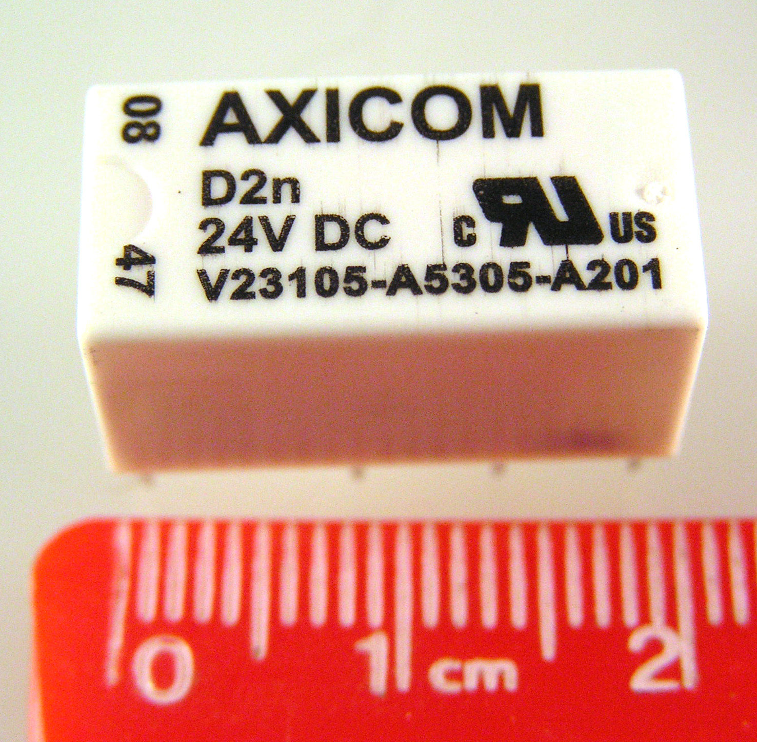 AXICOM D2n V23105-A5305-A201 Relay DPDT 24V DC 3A Low Signal 5 Pieces ...