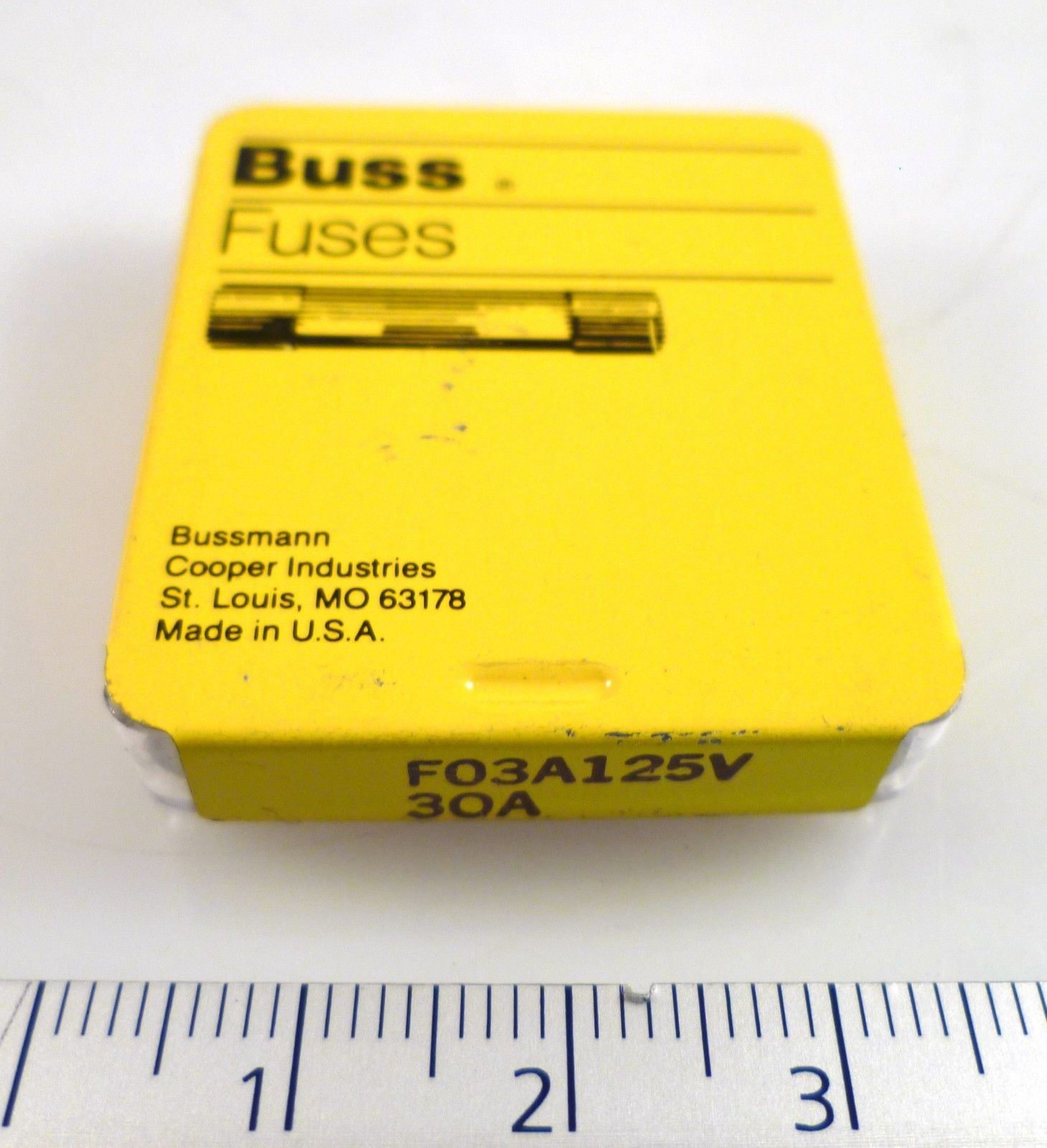 Buss F03A 125V 30A 32mm Milspec Fuses Ceramic 5 Pieces MBL4109 Rich