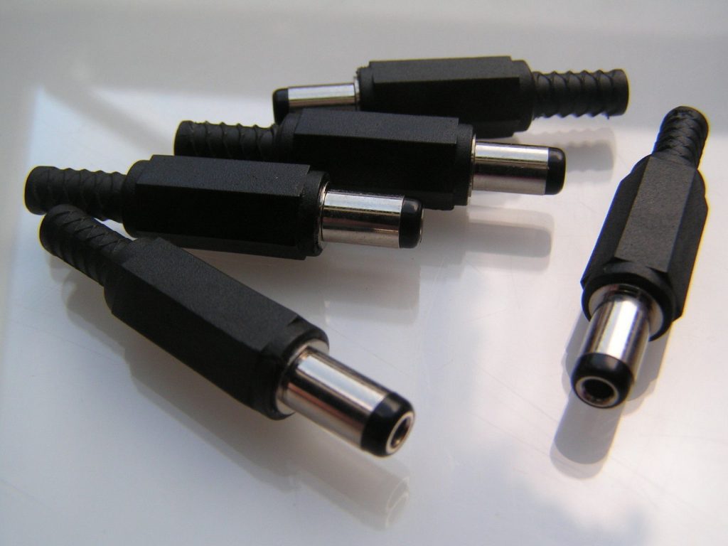 Standard Jack Plug 5.5mm Diameter Barrel 2.5mm Centre DCPS25 5 pieces